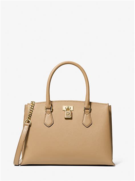 michael michael kors rochelle medium saffiano leather satchel|saffiano leather michael kors wallet.